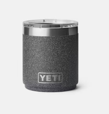 YETI- 10oz Stackable Lowball in Black Stone
